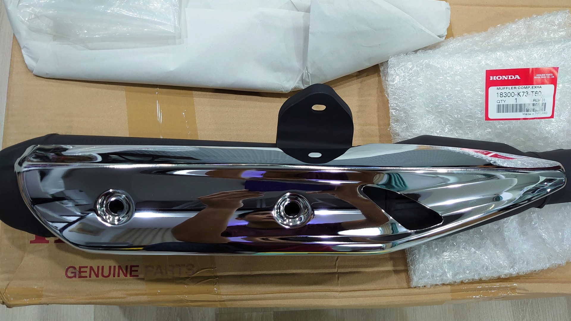 Chia sẻ với hơn 70 pô wave thái không thể bỏ qua 31 Cây pô Honda Wave 125i Led 2019 có bầu xử lý khí thải về sau 100C Parts phụ tùng 100c
